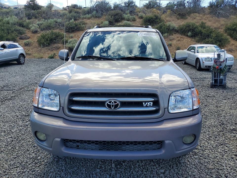 2001 Toyota Sequoia მანქანა იყიდება აუქციონზე, vin: 5TDZT38A71S032455, აუქციონის ნომერი: 57406006