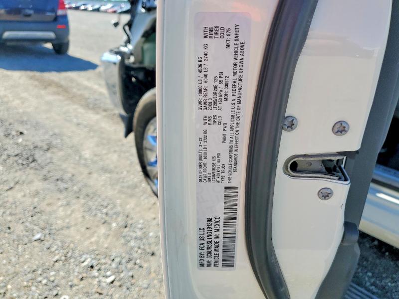 2022 Ram 2500 მანქანა იყიდება აუქციონზე, vin: 3C6UR5SL1NG191398, აუქციონის ნომერი: 55340246