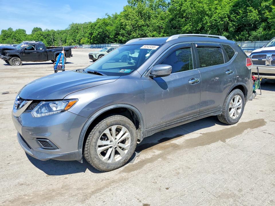 2016 Nissan Rogue მანქანა იყიდება აუქციონზე, vin: KNMAT2MT5GP729849, აუქციონის ნომერი: 56543496