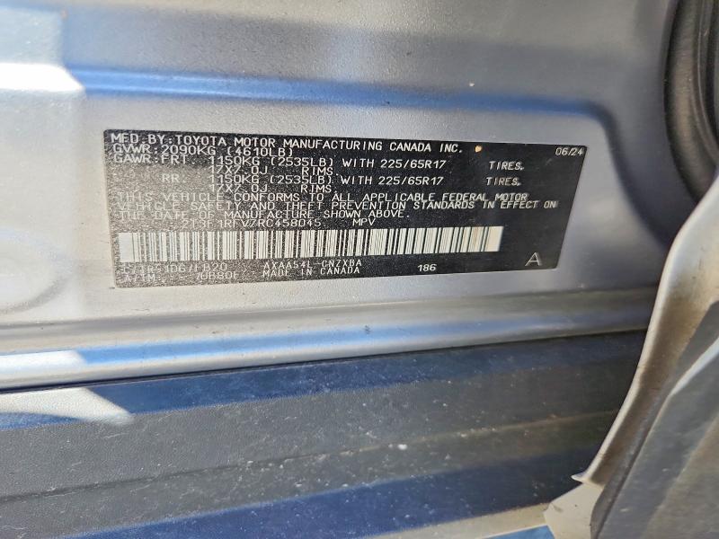 57572206 :رقم المزاد ، 2T3F1RFV7RC458045 vin ، 2024 Toyota Rav4 مزاد بيع