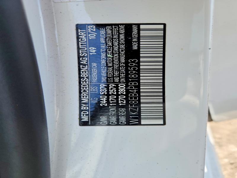 Aukcja sprzedaży 2023 Mercedes-benz E, vin: W1KZF8EB4PB189593, numer aukcji: 58067116