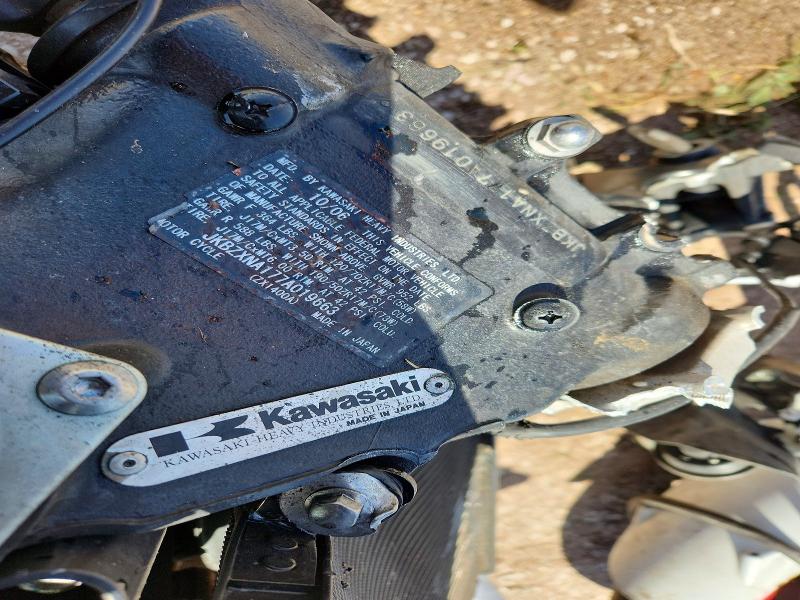 Aukcja sprzedaży 2007 Kawasaki Zx1400, vin: JKBZXNA177A019663, numer aukcji: 58120356