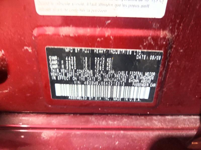 57624636 :رقم المزاد ، 4S3BMBJ66A3219315 vin ، 2010 Subaru Legacy مزاد بيع