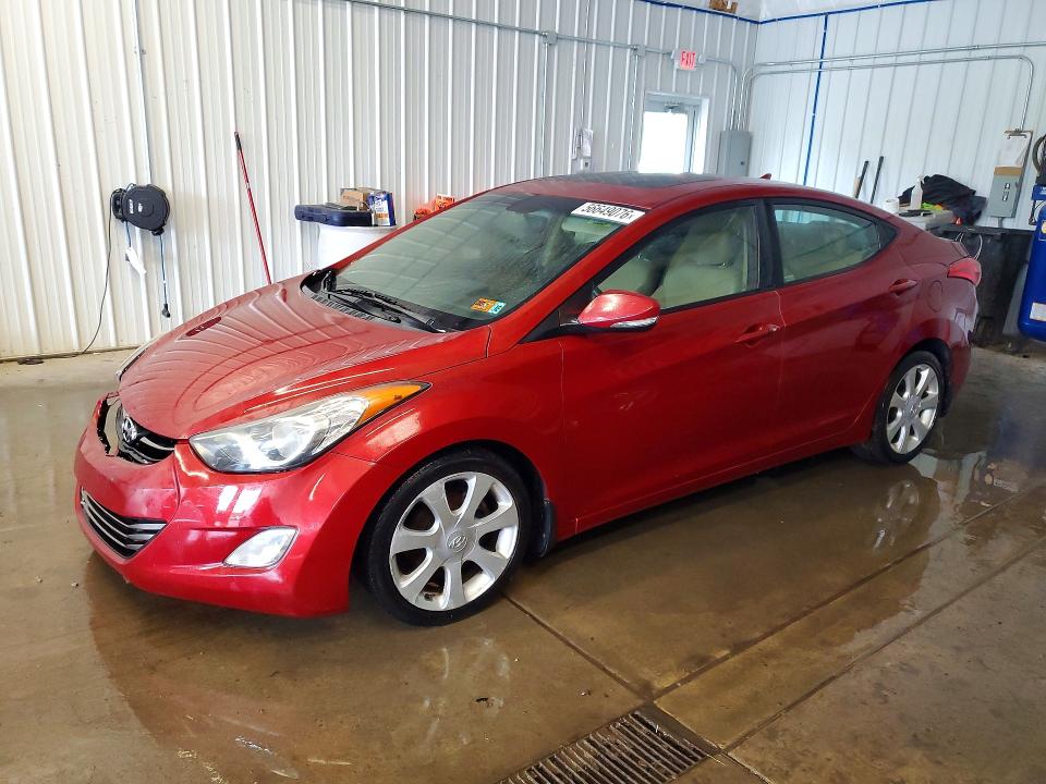 56649076 :رقم المزاد ، KMHDH4AEXCU357092 vin ، 2012 Hyundai Elantra مزاد بيع