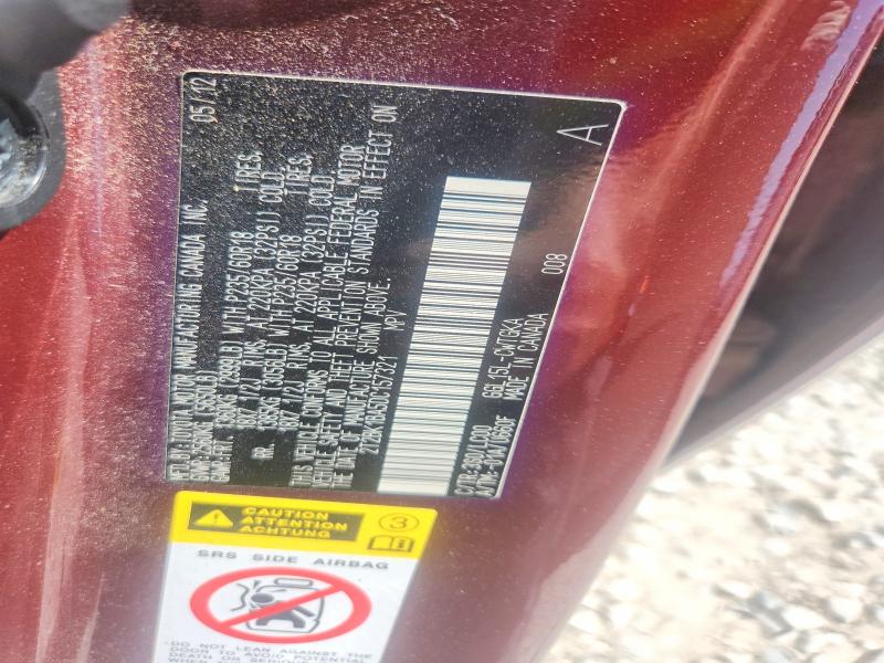 56700906 :رقم المزاد ، 2T2BK1BA5DC157321 vin ، 2013 Lexus Rx 350 مزاد بيع