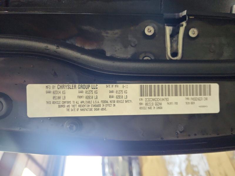 Aukcja sprzedaży 2012 Chrysler 300, vin: 2C3CCAAG3CH104783, numer aukcji: 57768436