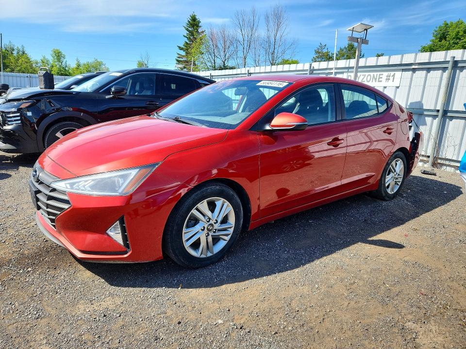 2020 Hyundai Elantra Preferred 4dr მანქანა იყიდება აუქციონზე, vin: KMHD84LF5LU109838, აუქციონის ნომერი: 56984116