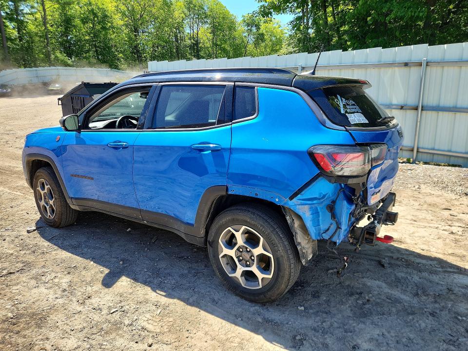 Aukcja sprzedaży 2022 Jeep Compass, vin: 3C4NJDDB0NT124110, numer aukcji: 55930196