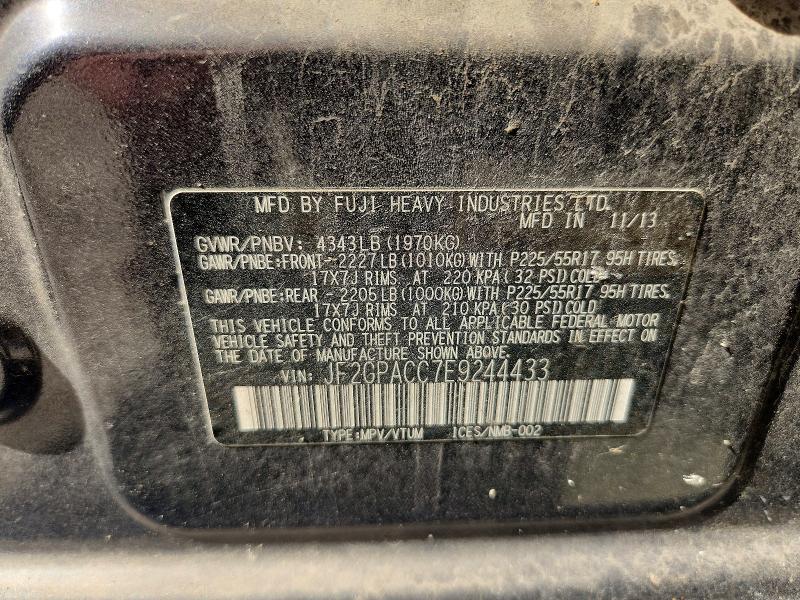 55693956 :رقم المزاد ، JF2GPACC7E9244433 vin ، 2014 Subaru Xv Crosstrek مزاد بيع