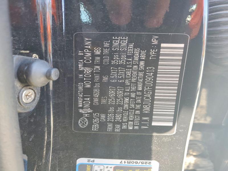 Продаж на аукціоні авто 2015 Hyundai Tucson, vin: KM8JUCAG7FU090413, номер лоту: 57754896
