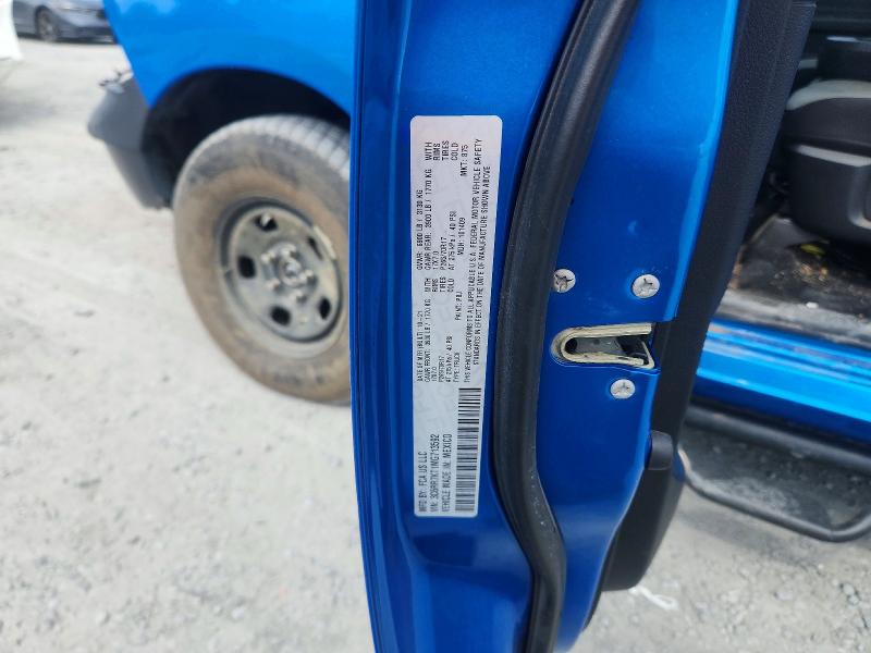 2021 Ram 1500 Classic მანქანა იყიდება აუქციონზე, vin: 3C6RR7KT1MG713592, აუქციონის ნომერი: 59299736