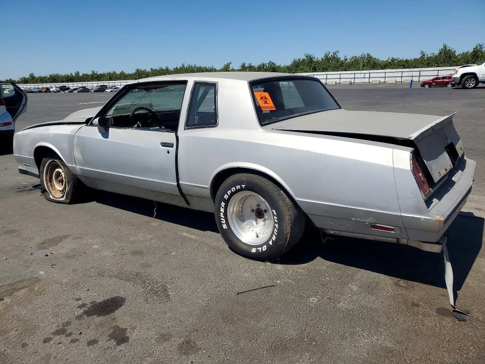 1985 Chevrolet Monte Carlo მანქანა იყიდება აუქციონზე, vin: 1G1GZ37G2FR113843, აუქციონის ნომერი: 56348776