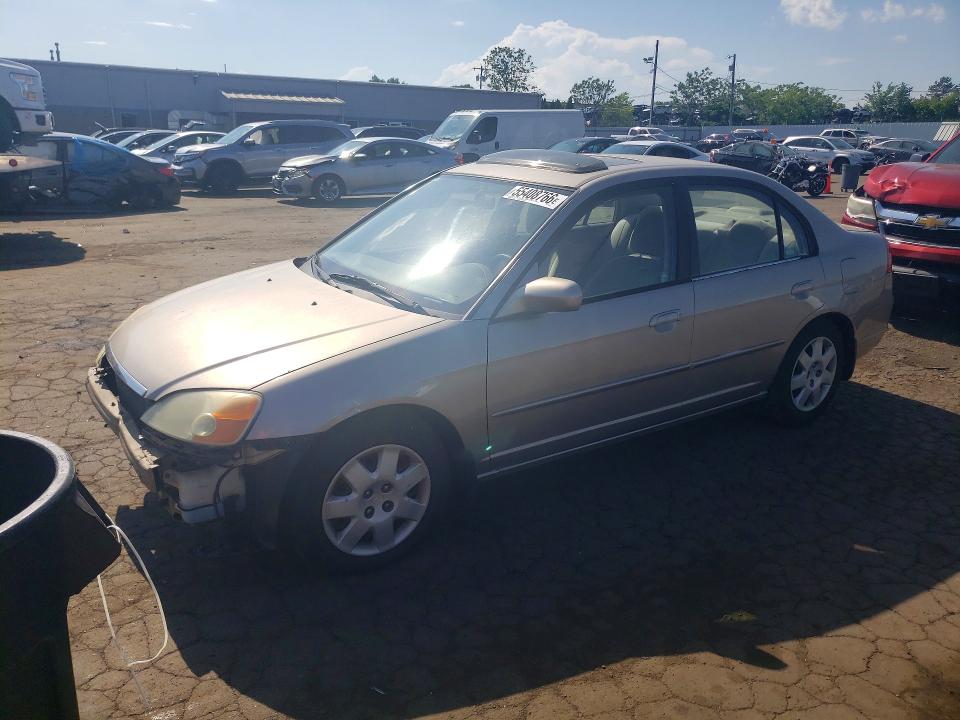 Продаж на аукціоні авто 2002 Honda Civic, vin: 2HGES26782H509639, номер лоту: 55408766