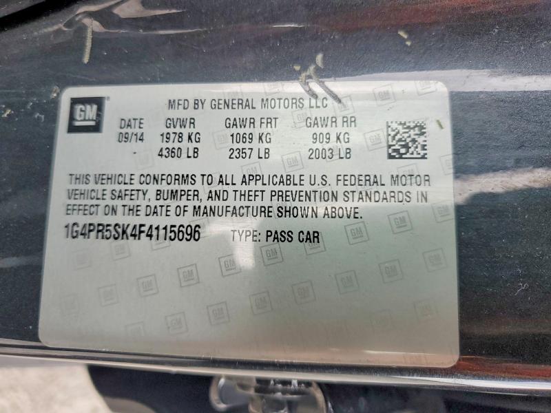 Продажа на аукционе авто 2015 Buick Verano, vin: 1G4PR5SK4F4115696, номер лота: 58951146