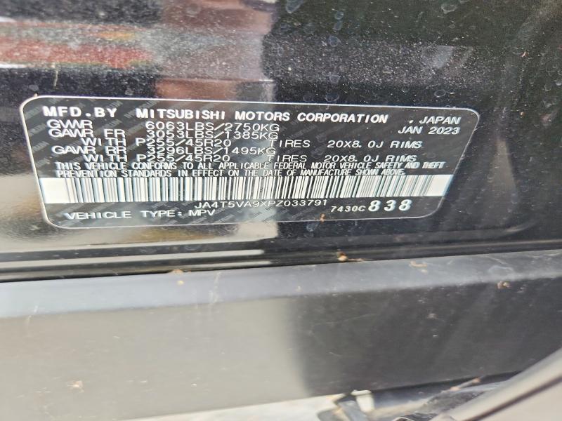 Auction sale of the 2023 Mitsubishi Outlander, vin: JA4T5VA9XPZ033791, lot number: 55893406