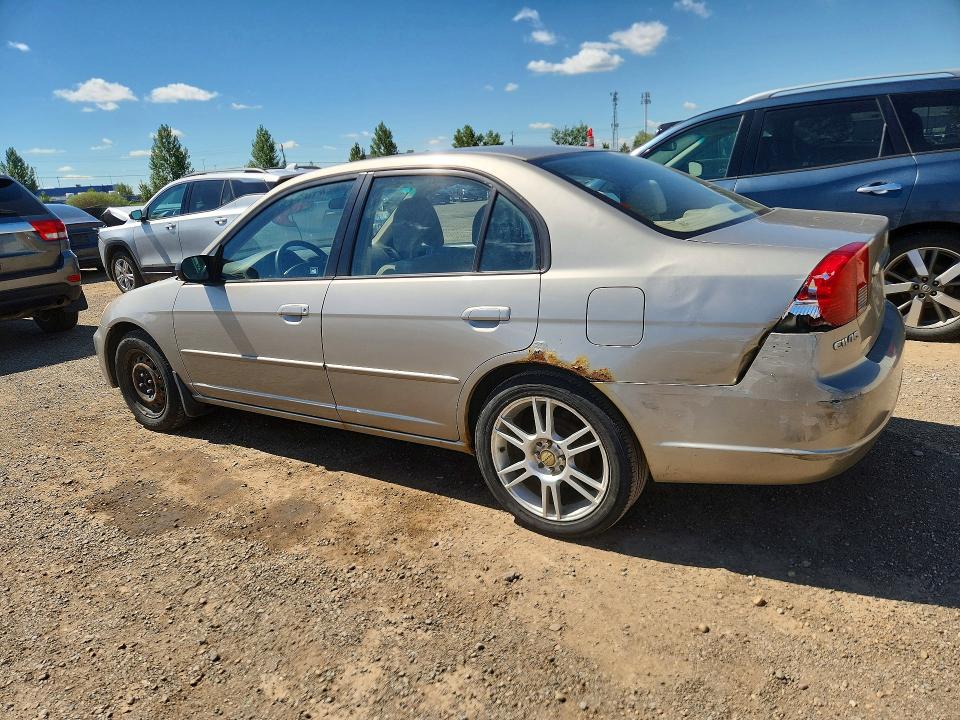 2003 Honda Civic მანქანა იყიდება აუქციონზე, vin: 2HGES16683H901989, აუქციონის ნომერი: 57952026