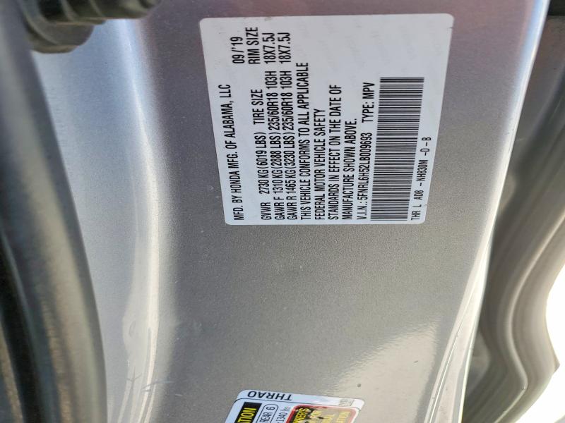 Aukcja sprzedaży 2020 Honda Odyssey, vin: 5FNRL6H52LB009693, numer aukcji: 55956976