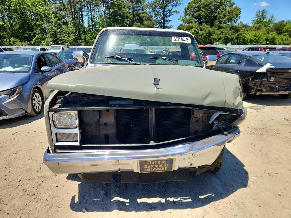 55758866 :رقم المزاد ، 1GCFR24H2HF340173 vin ، 1987 Chevrolet R20 مزاد بيع