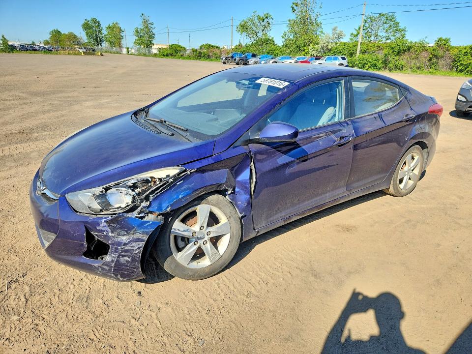 Продажа на аукционе авто 2013 Hyundai Elantra, vin: 5NPDH4AE9DH307171, номер лота: 55761016