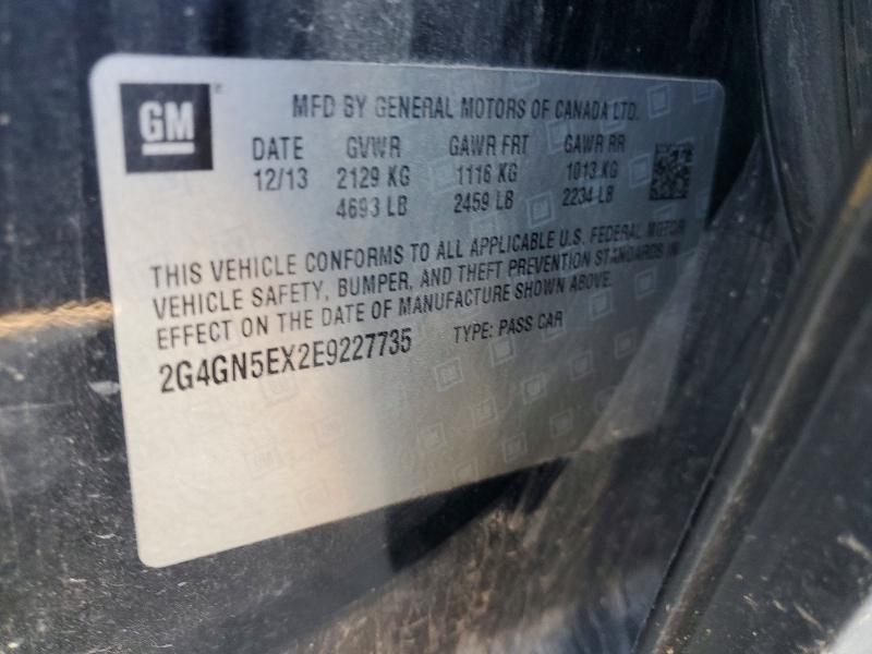 Продаж на аукціоні авто 2014 Buick Regal, vin: 2G4GN5EX2E9227735, номер лоту: 58419446