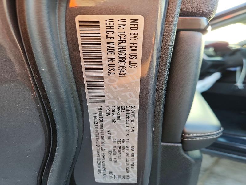 Продажа на аукционе авто 2024 Jeep Grand Cherokee, vin: 1C4RJHAG0RC169431, номер лота: 55532006