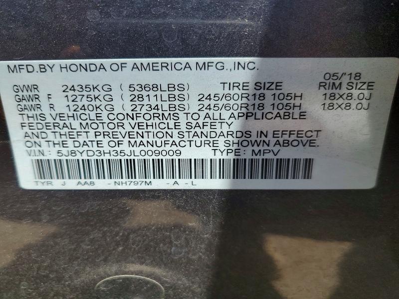 Продаж на аукціоні авто 2018 Acura Mdx, vin: 5J8YD3H35JL009009, номер лоту: 56433656