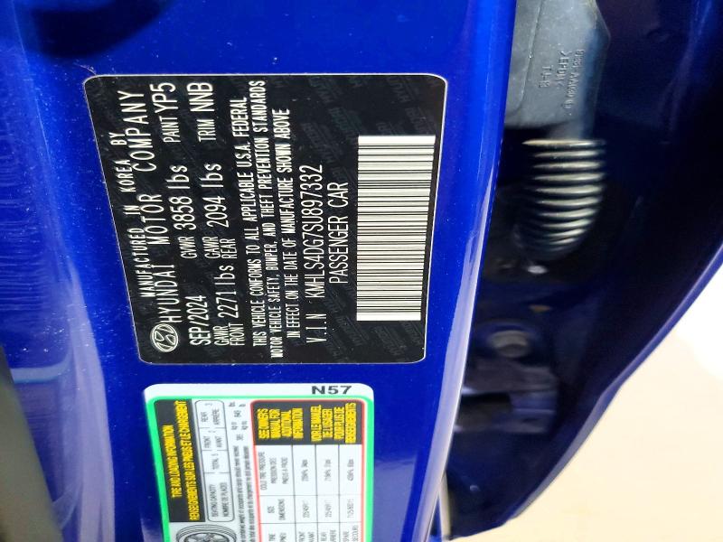 Aukcja sprzedaży 2025 Hyundai Elantra, vin: KMHLS4DG7SU897332, numer aukcji: 58366786