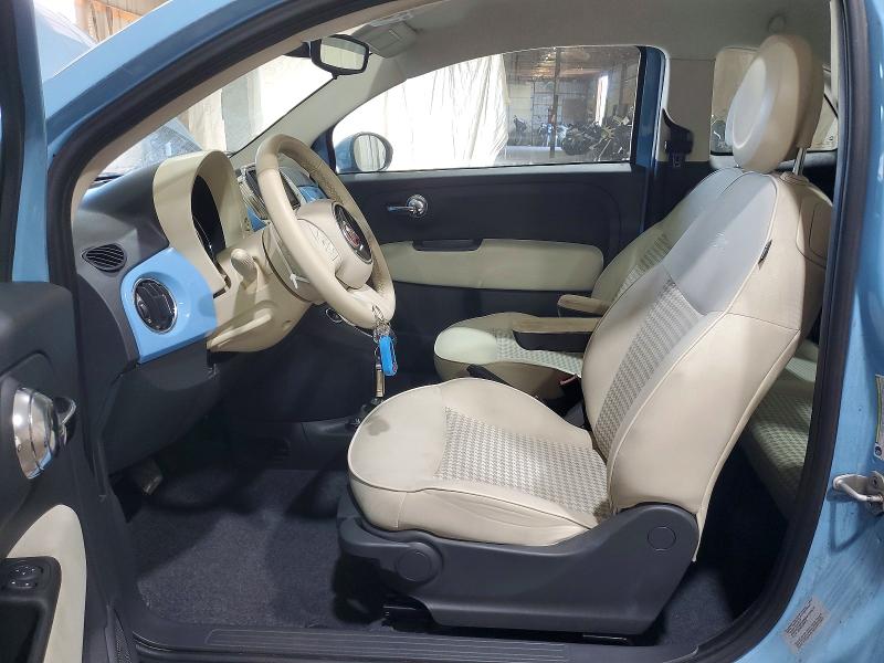 56152306 :رقم المزاد ، 3C3CFFKRXHT535723 vin ، 2017 Fiat 500 مزاد بيع