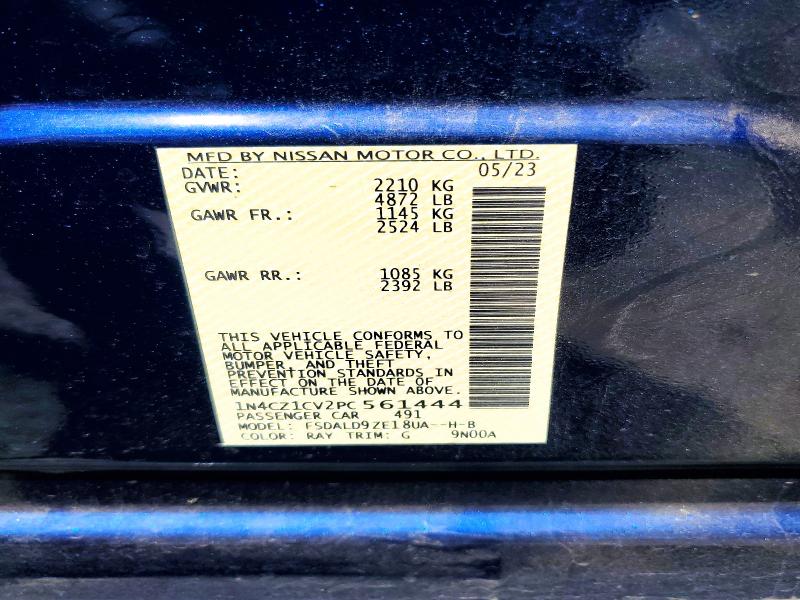 Продаж на аукціоні авто 2023 Nissan Leaf, vin: 1N4CZ1CV2PC561444, номер лоту: 55763316