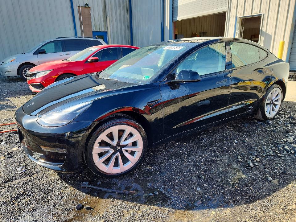 Продажа на аукционе авто 2022 Tesla Model 3, vin: 5YJ3E1EA5NF291206, номер лота: 56162616
