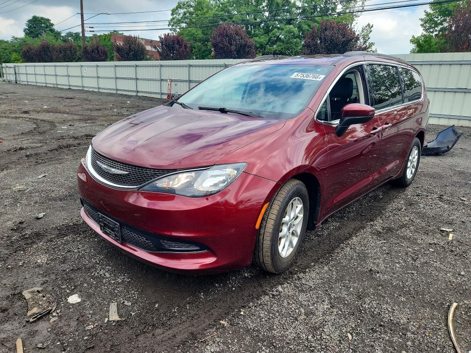 57536766 :رقم المزاد ، 2C4RC1DG6MR533865 vin ، 2021 Chrysler Voyager مزاد بيع