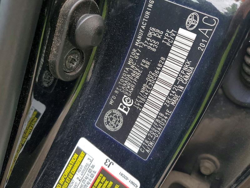 2013 Toyota Corolla მანქანა იყიდება აუქციონზე, vin: 2T1BU4EE3DC064828, აუქციონის ნომერი: 58485676