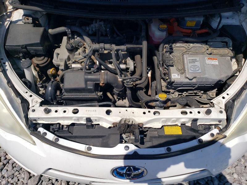 56129546 :رقم المزاد ، JTDKDTB30C1520414 vin ، 2012 Toyota Prius C مزاد بيع