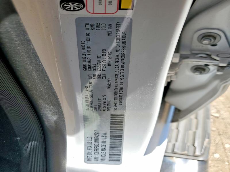 2021 Ram 1500 მანქანა იყიდება აუქციონზე, vin: 1C6RRFBGXMN742917, აუქციონის ნომერი: 54940656