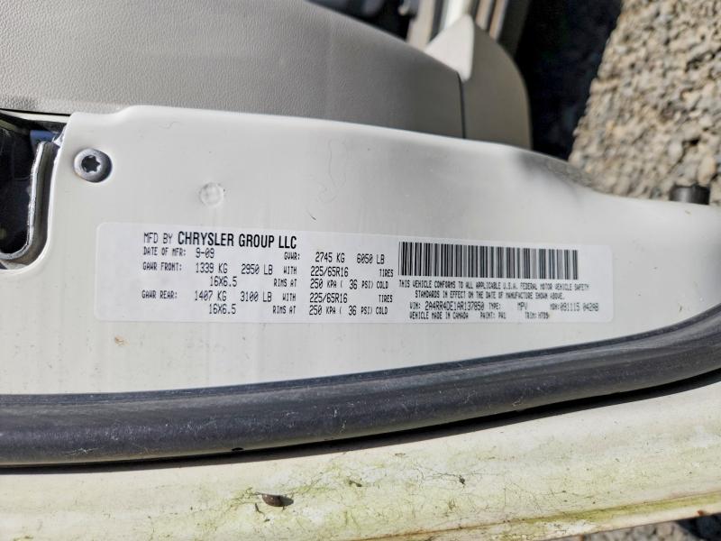 Продажа на аукционе авто 2010 Chrysler Town & Country, vin: 2A4RR4DE1AR137850, номер лота: 56867666