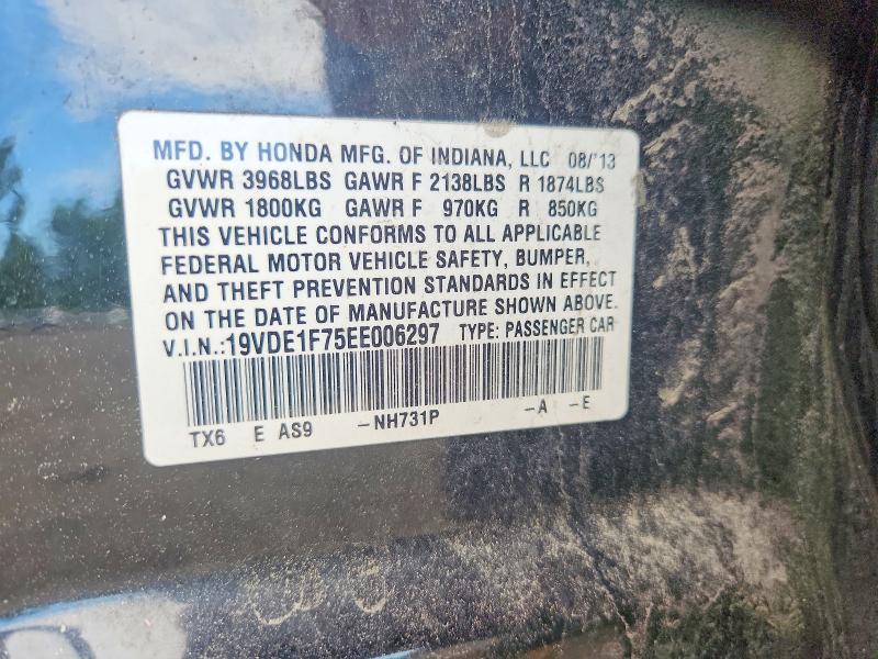 56663966 :رقم المزاد ، 19VDE1F75EE006297 vin ، 2014 Acura Ilx مزاد بيع