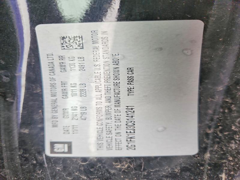 Продажа на аукционе авто 2012 Chevrolet Camaro, vin: 2G1FK1EJ3C9141241, номер лота: 58043546