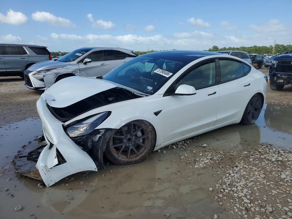 2023 Tesla Model 3 მანქანა იყიდება აუქციონზე, vin: 5YJ3E1EA8PF546384, აუქციონის ნომერი: 57090486