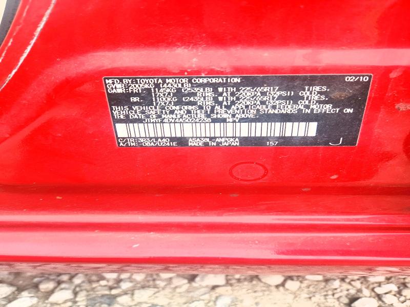 Продажа на аукционе авто 2010 Toyota Rav4, vin: JTMYF4DV4A5024238, номер лота: 59135966