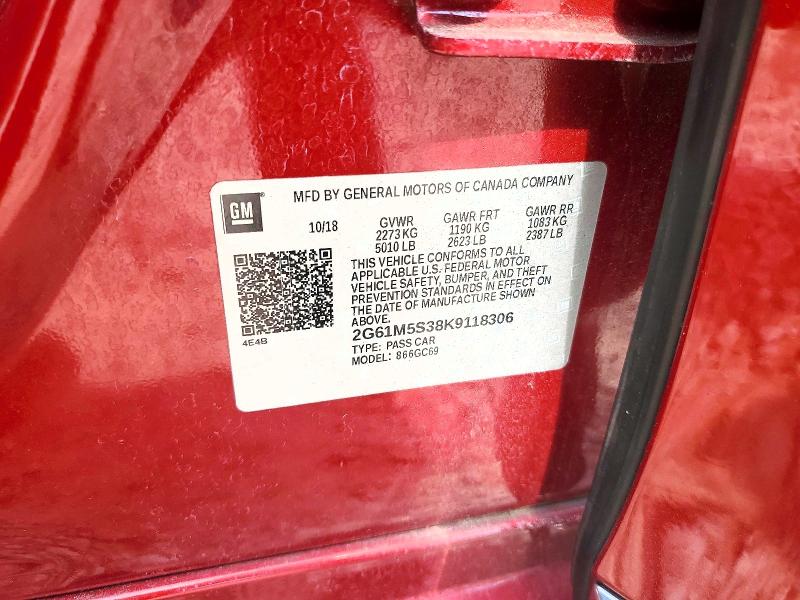Продажа на аукционе авто 2019 Cadillac Xts, vin: 2G61M5S38K9118306, номер лота: 56607586