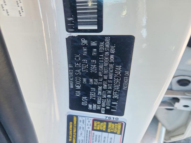 Продаж на аукціоні авто 2024 Kia Forte, vin: 3KPF24AD5RE754044, номер лоту: 55916206
