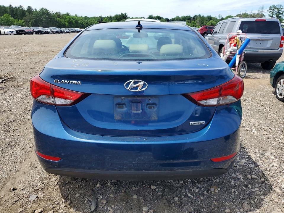 2016 Hyundai Elantra მანქანა იყიდება აუქციონზე, vin: KMHDH4AE3GU620576, აუქციონის ნომერი: 57843096
