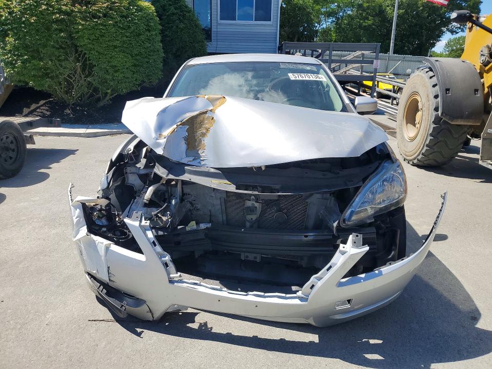 2015 Nissan Sentra მანქანა იყიდება აუქციონზე, vin: 3N1AB7AP6FL663848, აუქციონის ნომერი: 57670136