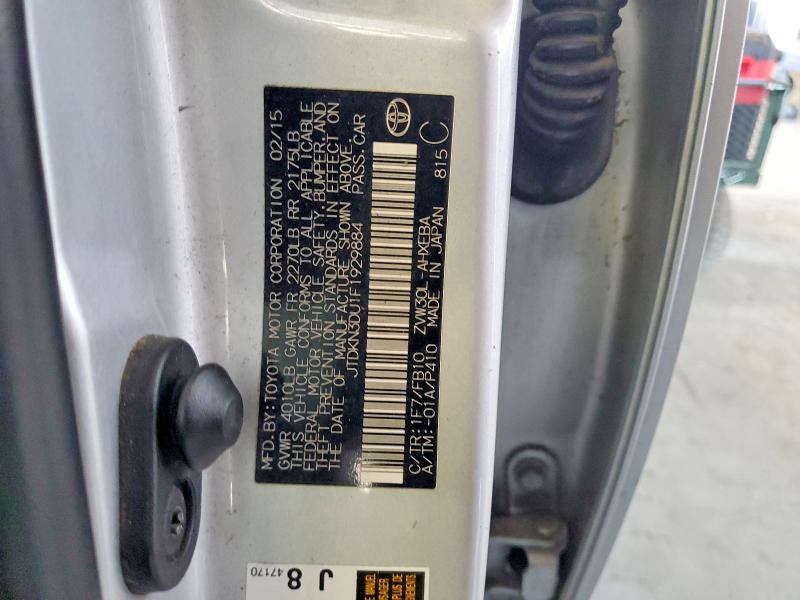 Продажа на аукционе авто 2015 Toyota Prius, vin: JTDKN3DU1F1929884, номер лота: 56508056