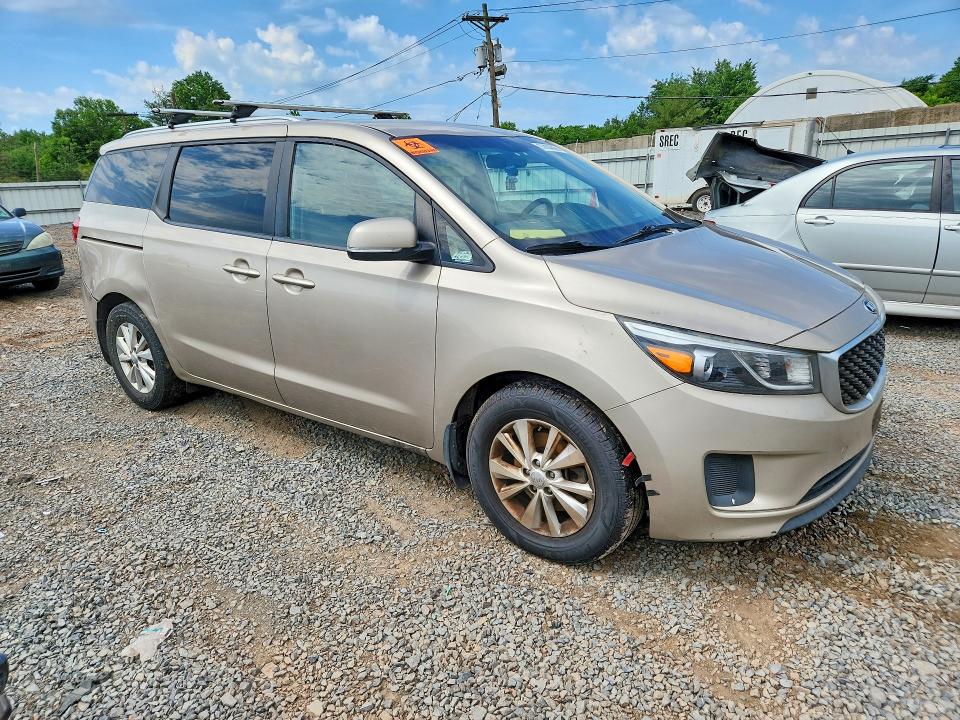 2016 Kia Sedona მანქანა იყიდება აუქციონზე, vin: KNDMB5C11G6125240, აუქციონის ნომერი: 57404096