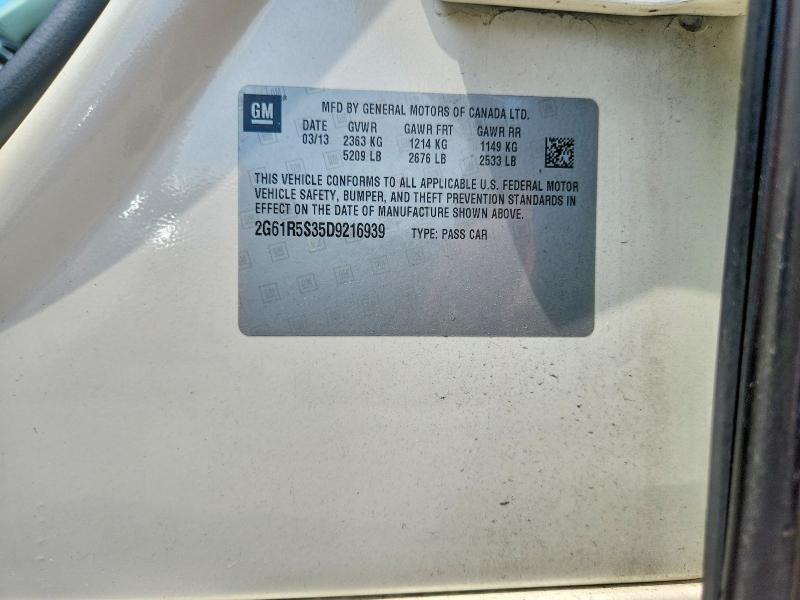 Продаж на аукціоні авто 2013 Cadillac Xts, vin: 2G61R5S35D9216939, номер лоту: 56545856