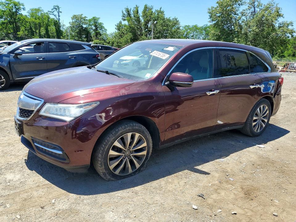 Продажа на аукционе авто 2016 Acura Mdx, vin: 5FRYD4H49GB053974, номер лота: 57416706