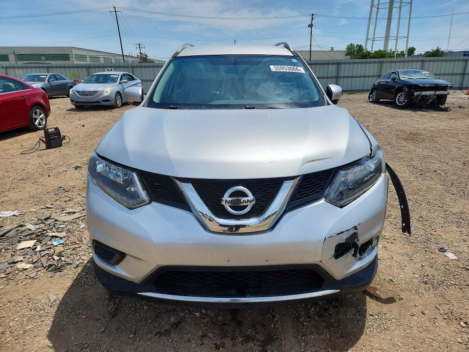 55953066 :رقم المزاد ، 5N1AT2MT6EC858845 vin ، 2014 Nissan Rogue مزاد بيع