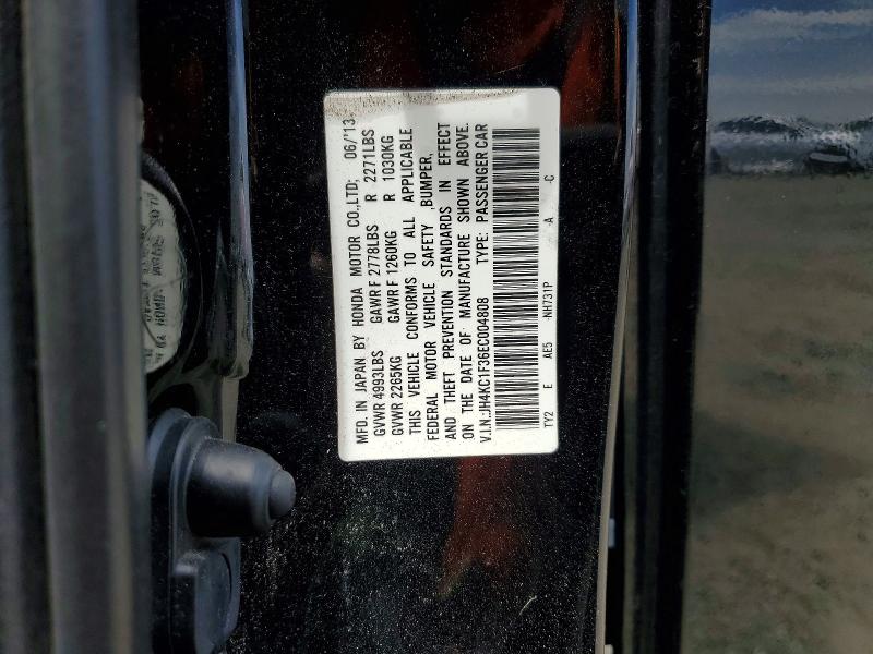 Aukcja sprzedaży 2014 Acura Rlx, vin: JH4KC1F36EC004808, numer aukcji: 56596306