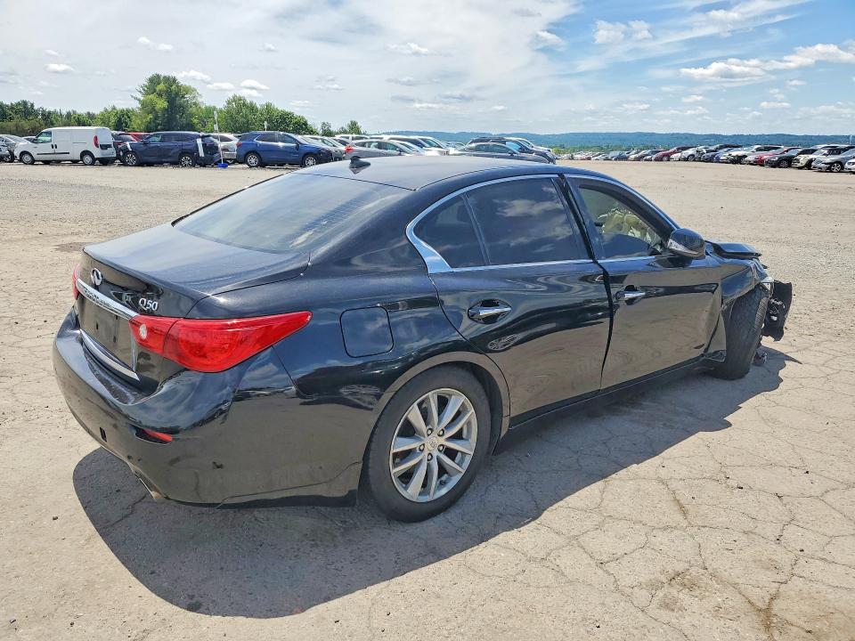 2014 Infiniti Q50 მანქანა იყიდება აუქციონზე, vin: JN1BV7AR3EM701070, აუქციონის ნომერი: 57756216